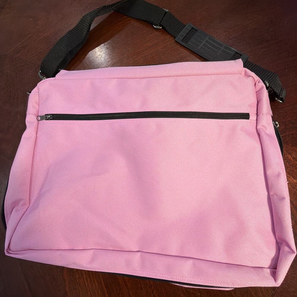 Travel Crossbody Laptop School Bag Pink - See Description - Picture 10 of 10